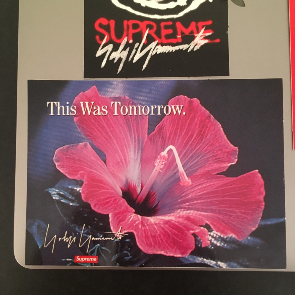 Supreme X Yohji Yamamoto Stickers - Picture 2 of 6